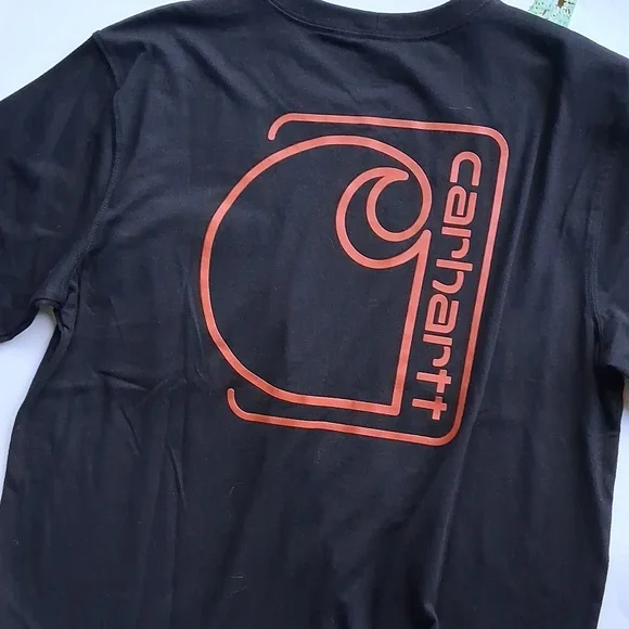 Mens Carhart black T Shirt size medium - Picture 1 of 4